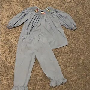 Christmas Snowman Smocked Outfit ☃️